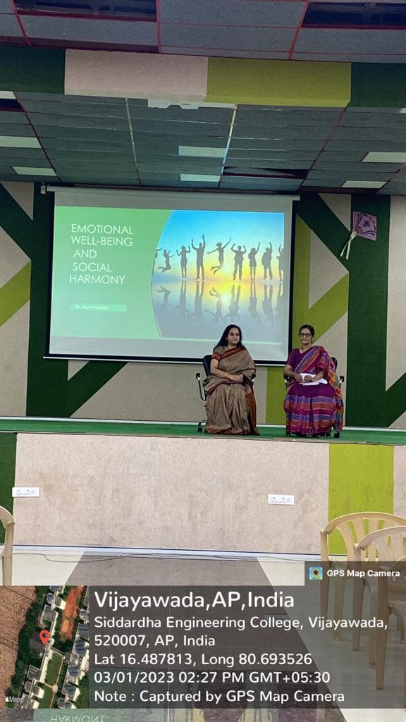 PVP Siddhartha Institute of Technology - Social Harmony and Emotional Well-being