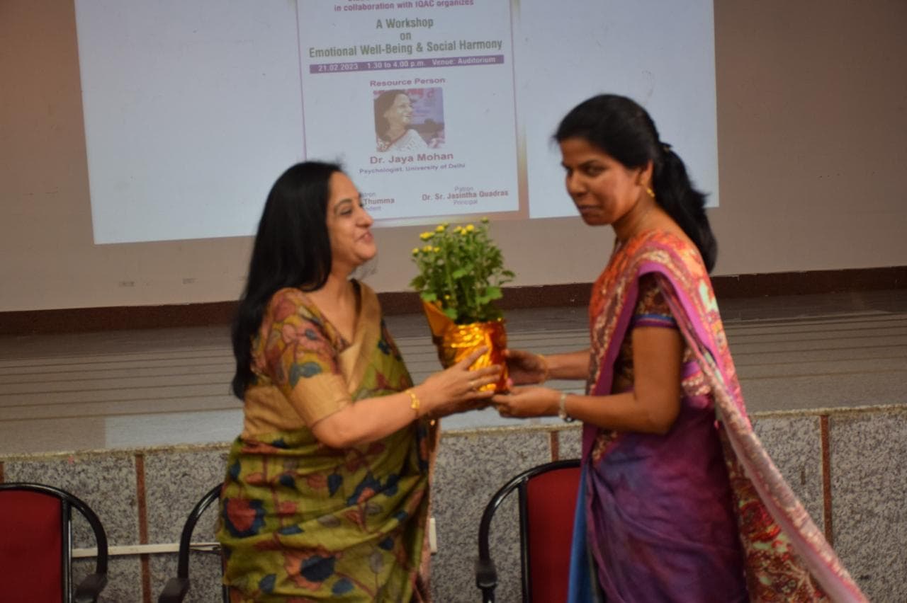 Maris Stella College - Emotional Well-being